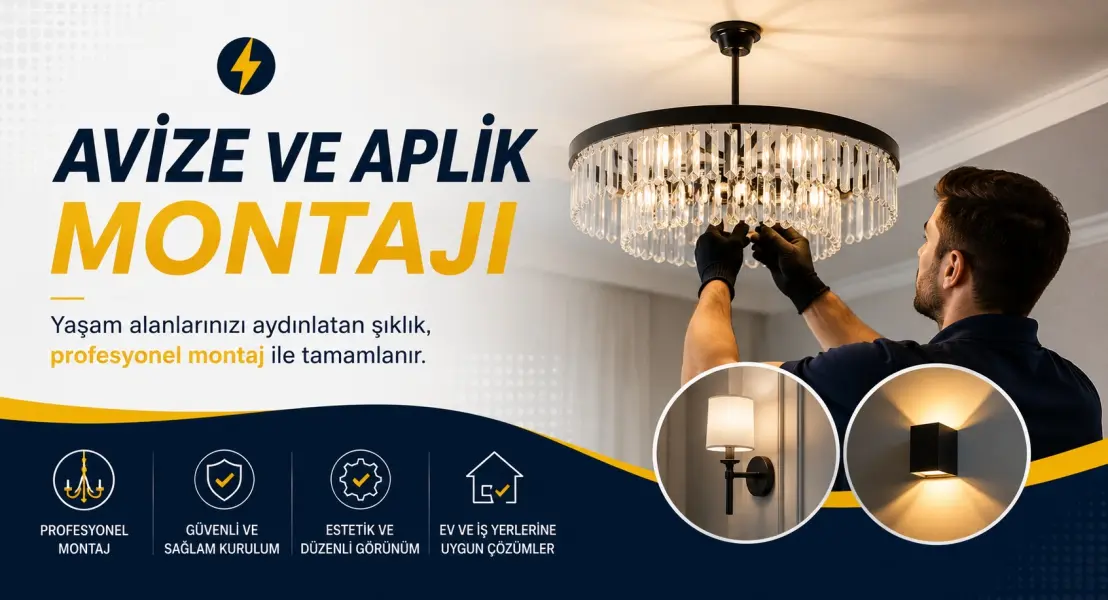 Avize ve Aplik Montajı Avize ve Aplik Montajı