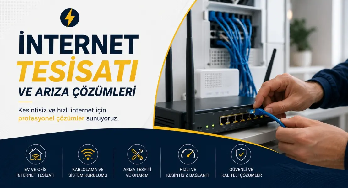 İnternet Tesisatı ve Arıza Çözümleri İnternet Tesisatı ve Arıza Çözümleri